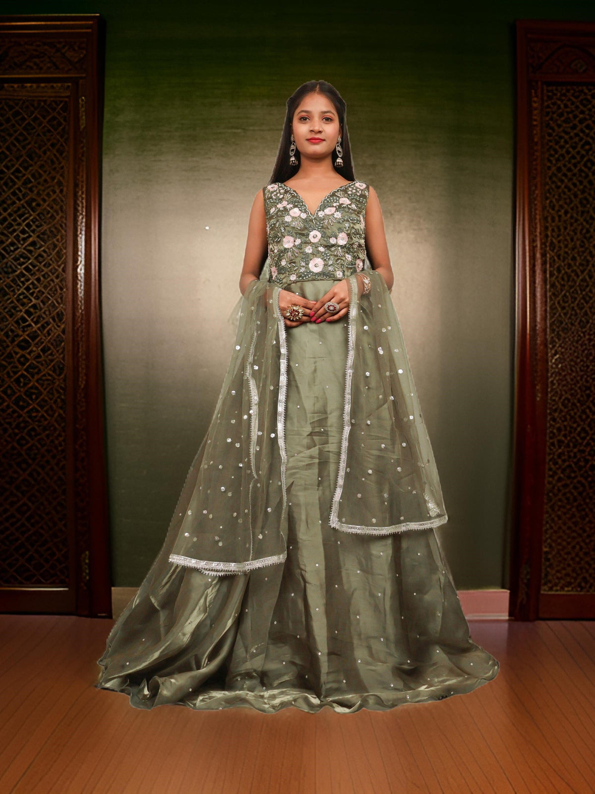 Gown with Sequin