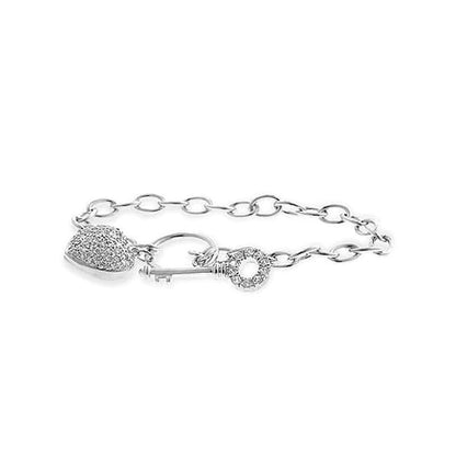 Heart Key Bracelet