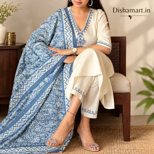 Fabulous Creamy Kurtis