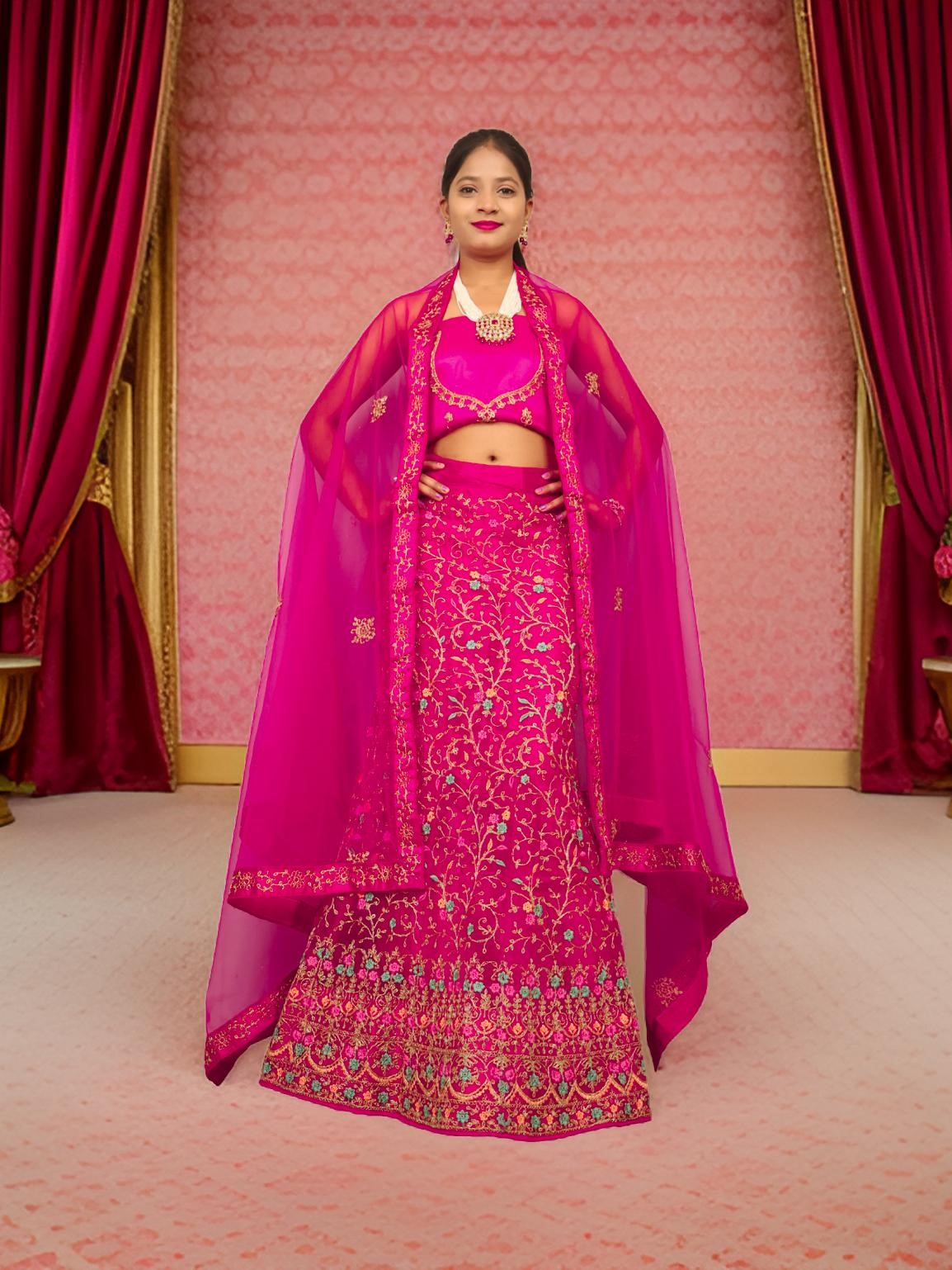 Semi-Stitched Lehenga