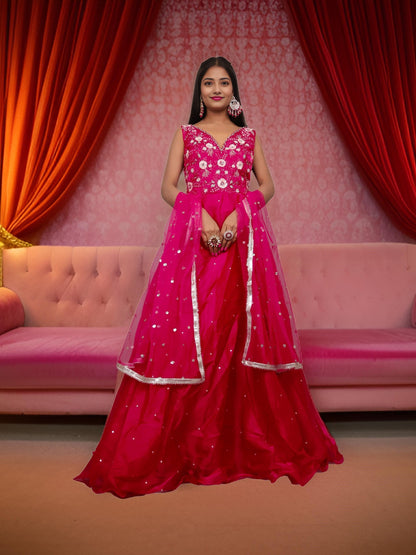 Gown with Sequin