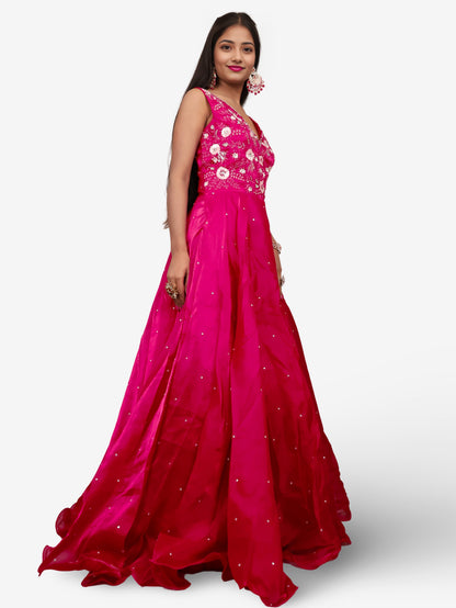Gown with Sequin