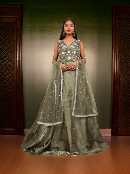 Gown with Sequin